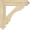 Ekena Millwork Olympic Arts & Crafts Rough Sawn Bracket, Douglas Fir, 4"W x 22"D x 22"H BKT04X22X22OLY03RDF - alternate 2